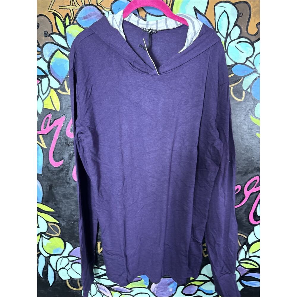 Two Blind Brothers Unisex Hoodie, Plum, Medium